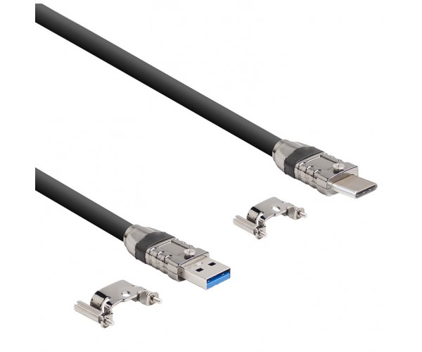 USB 3.1 Gen 1, 3 m, standard cable, straight, screwable